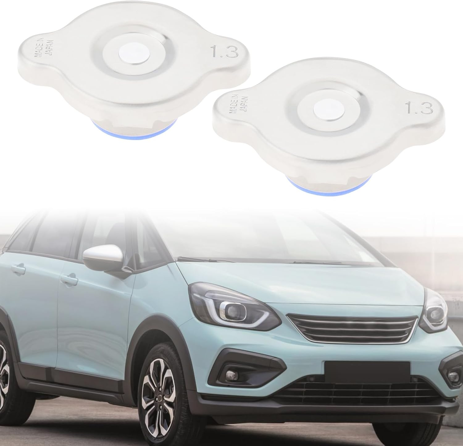 Car Radiator Cap of Expansion Tank for Car 1.3Bar Radiator Cap Compatible with Fit Compatible with Ruizhi Compatible with Impreza Silver image number 5