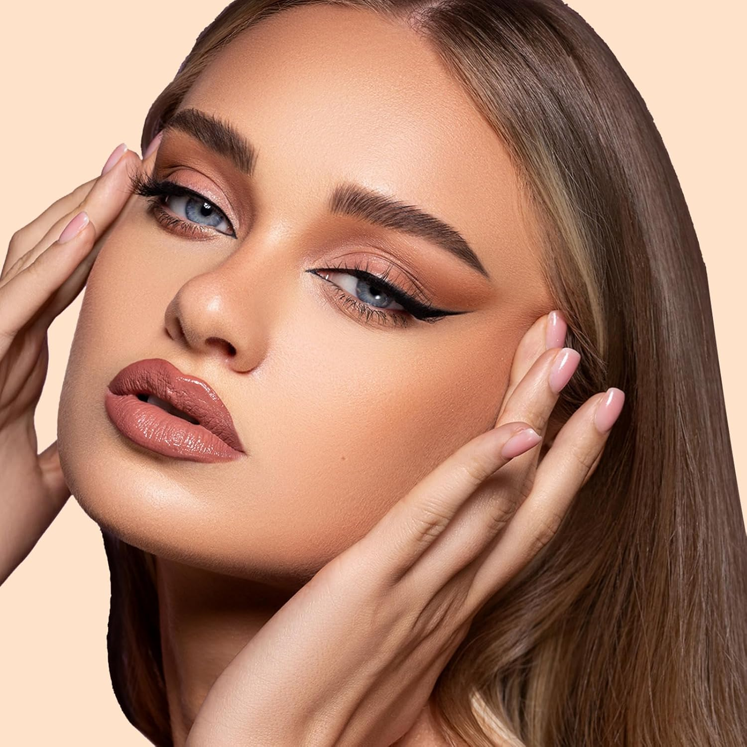 Boobeen Liquid Eyebrow Pen Eyeliner Dual-Ended, 4 Tip Eye Brow Pencil Ink Liner Kit for Matte Eye Makeup, Glides on Smoothly image number 5