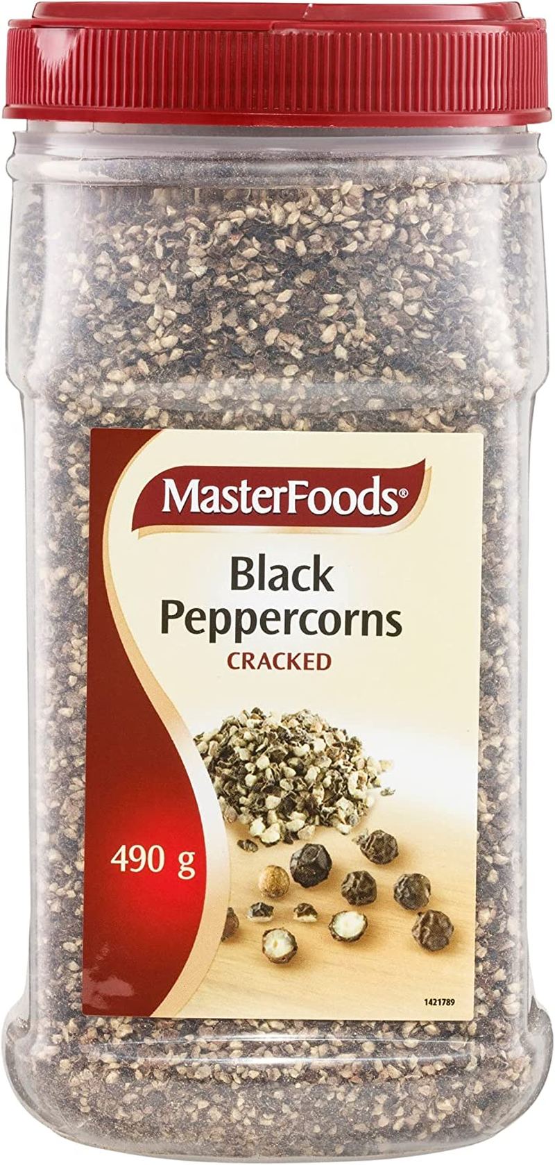 Masterfoods Black Peppercorns Cracked Fine 420 G Jar