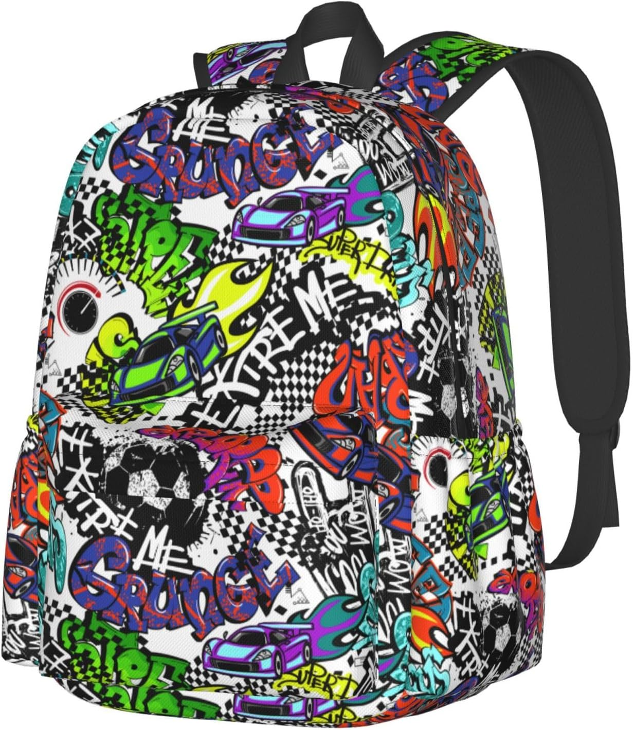 Kids Backpack School Bag Lightweight Bookbag Casual Daypack for Girls Boys Women Men Travel Laptop 16 Inch - Fish image number 6