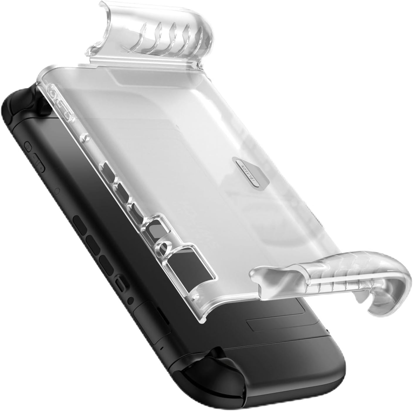 I-Blason for Nintendo Switch 2 Case 2025, Durable Slim Matte Clear Anti-Fingerprint Protective Hard Case with Dockable Comfortable TPU Grip Compatible with Joycon Controller & Docking Station (Frost) image number 6