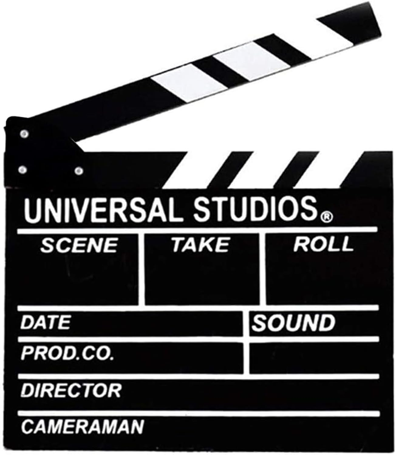 30 * 27CM Wooden Movie Film Clap Board, Writable Movie Clapboard, Professional Directors Clapboard Film Clapper, Cut Action Scene Board, Movie Clapboard Props Board for Movies Films Photo (Large) image number 3