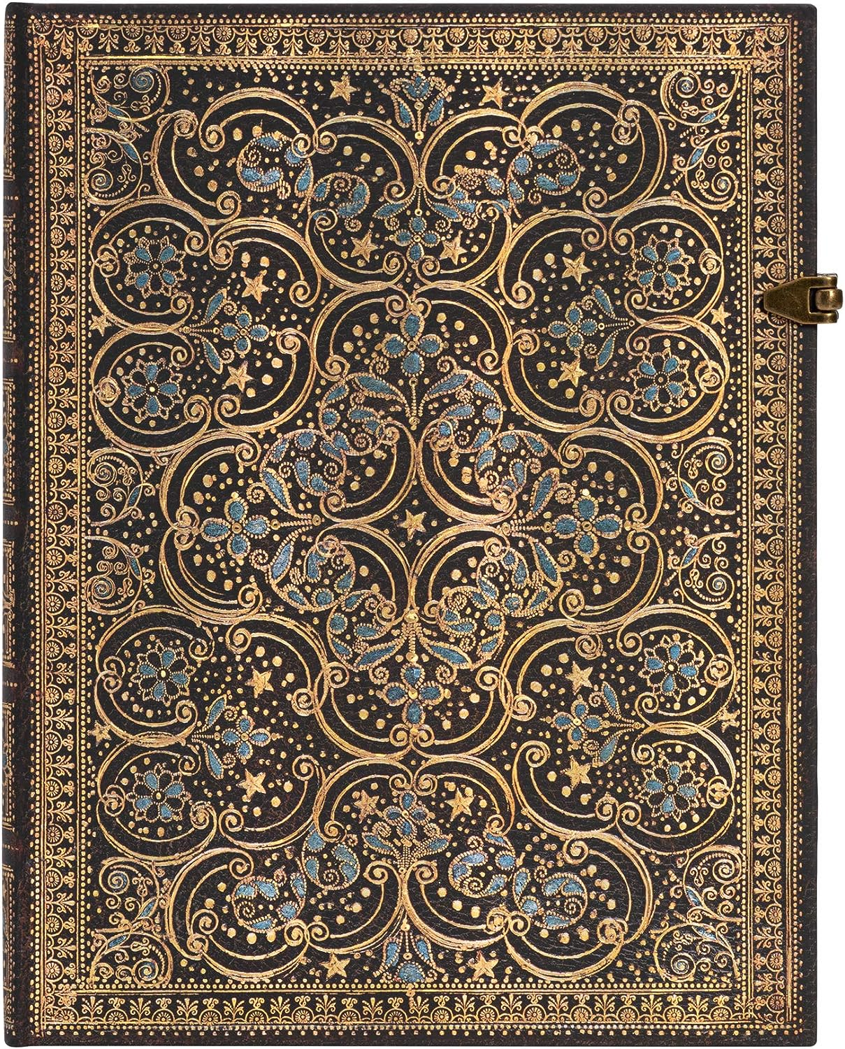 Restoration Lined Hardcover Journal: Hardcover, 120 Gsm, Ribbon Marker, Pouch, Clasp Closure, Book Edge Printing image number 4