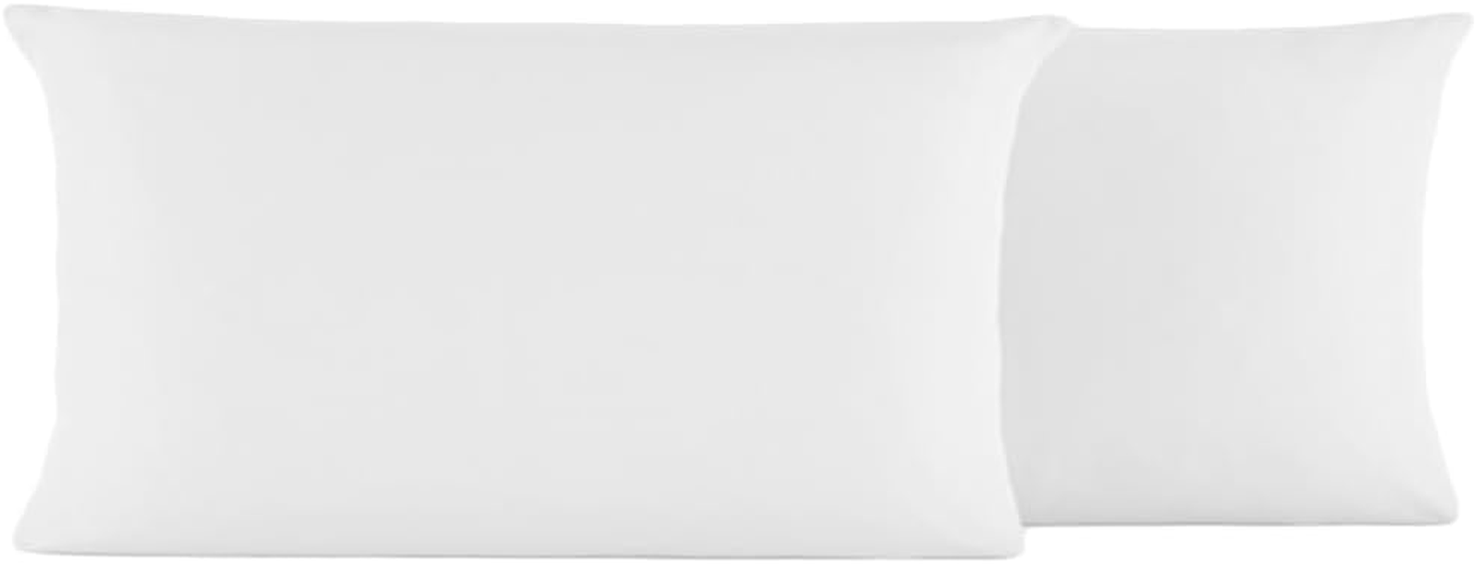 Flat Sheet - Pillowcase, Mattress Cover, Brushed Microfiber, Flat Sheet for Beds (90Cm, 105Cm, 135Cm, 150Cm and 180Cm) Bedding Set (101 White, 45 X 150 Cm) image number 2