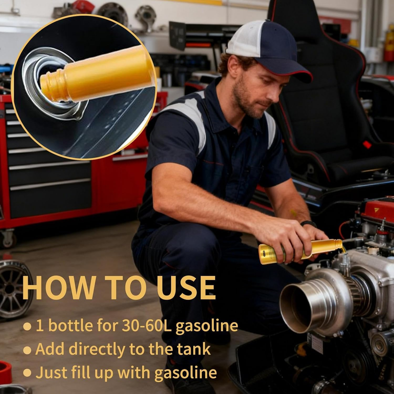 Engine Carbon Cleaner | 120Ml Oil Additive Pipe Carbon Removal,Auto Engine Cleaner | for Performance Restoration Routine Maintenance Startup Issues Emission Test image number 6