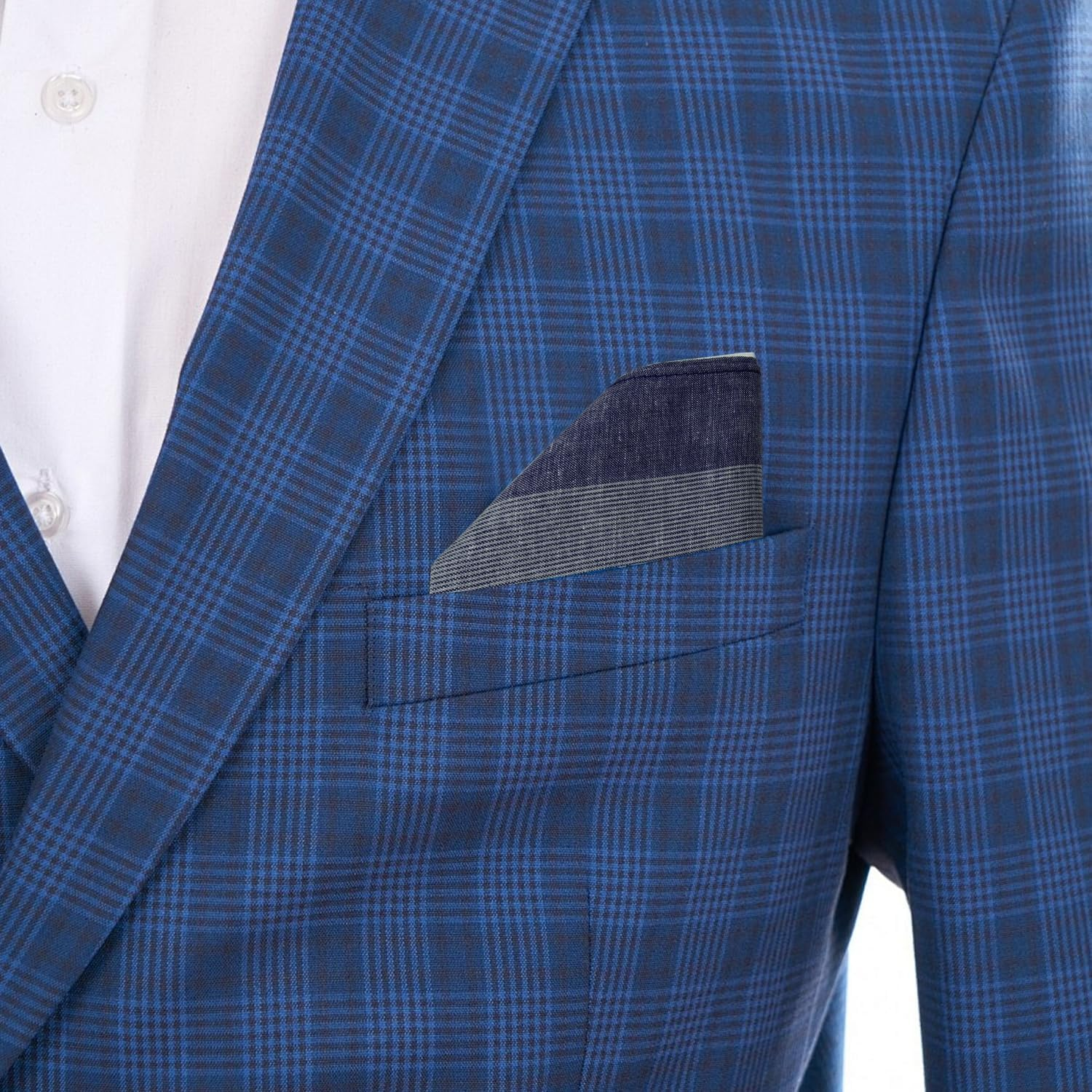 COZY CORE 100% Cotton Handkerchief for Men, Handkerchiefs Men Cotton, Classic Pocket Squares Hankies for Men Women