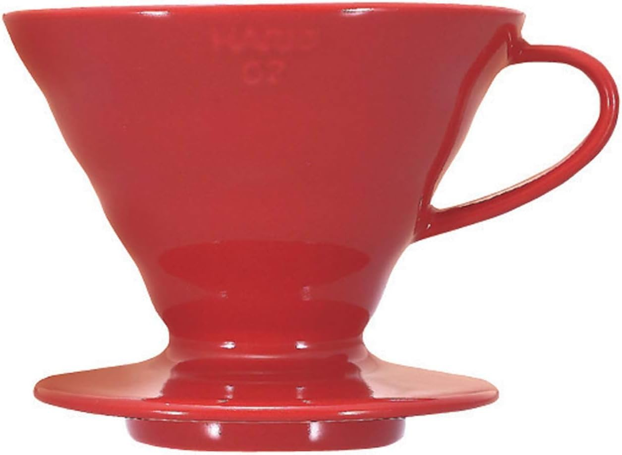 Hario VDC-02R V60 Coffee Dripper, Red image number 4