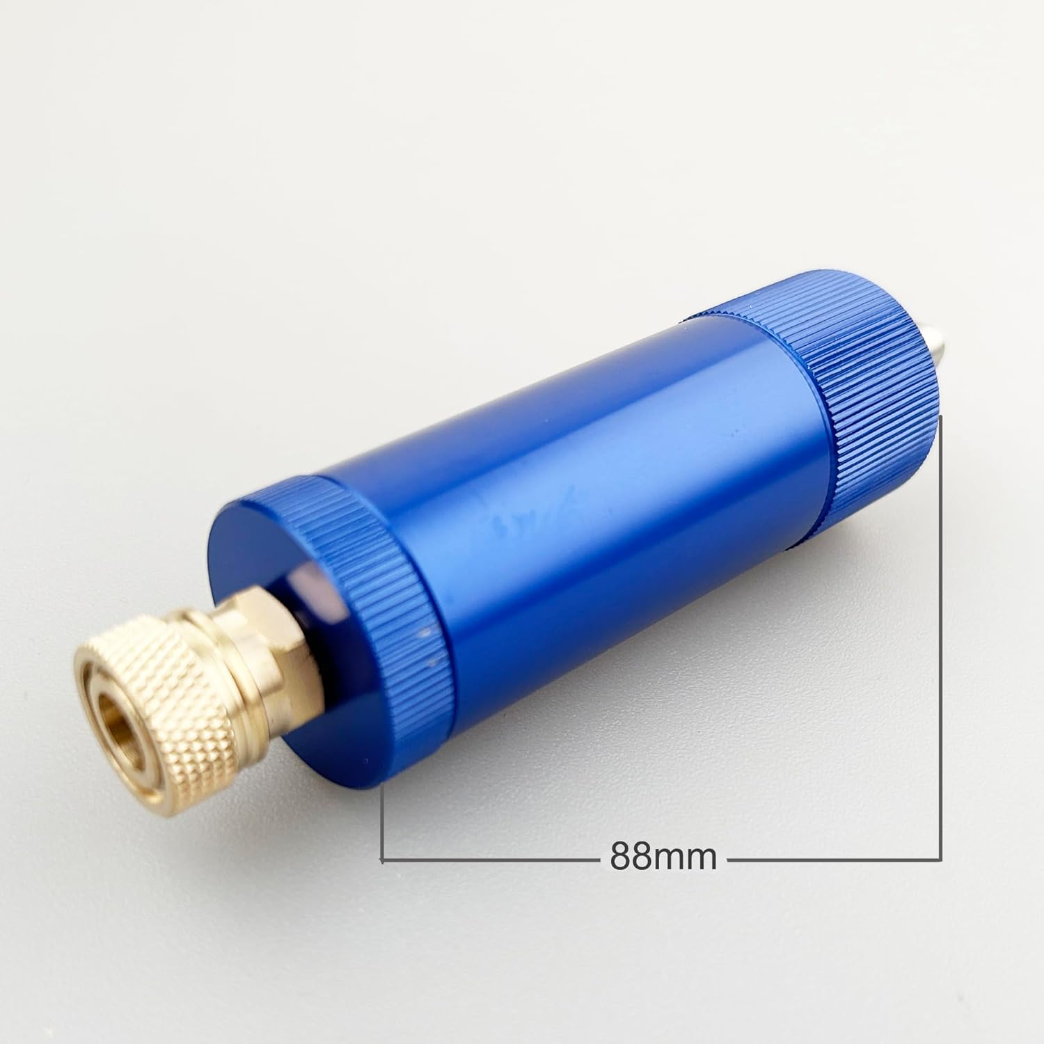 Core High Pressure PCP Hand Pump Air Filter Water-Oil Sperator with 8Mm Female and Male Quick Connect for High Pressure Air Compressor Pump 30Mpa（Blue）
