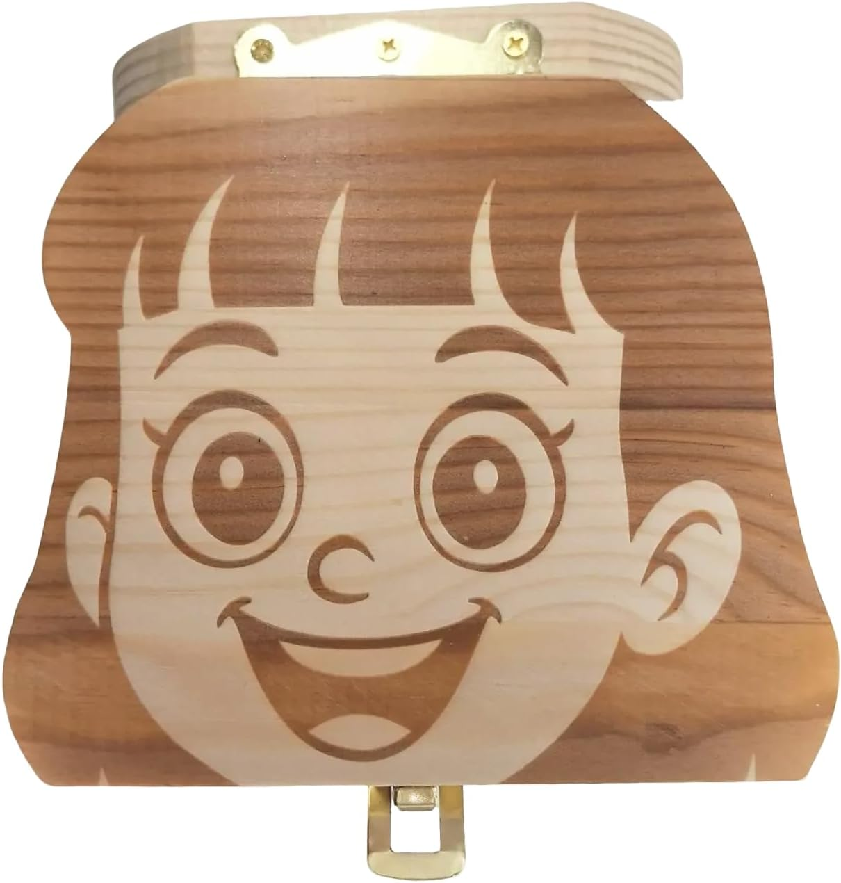 PAMBO Baby Tooth Fairy Keepsake Box- First Teeth and Curl Keepsake Box | Tooth Boxes Saver & Holders for Lost Teeth Kids-Girls