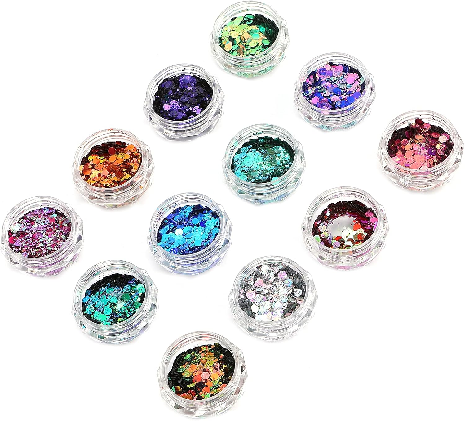 Glitter Nail Art Mixed Iridiscent Capo image number 3