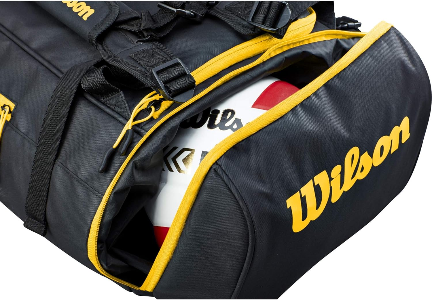 Wilson Bags (Duffle Bag/Backpack) - Black/Silver image number 5