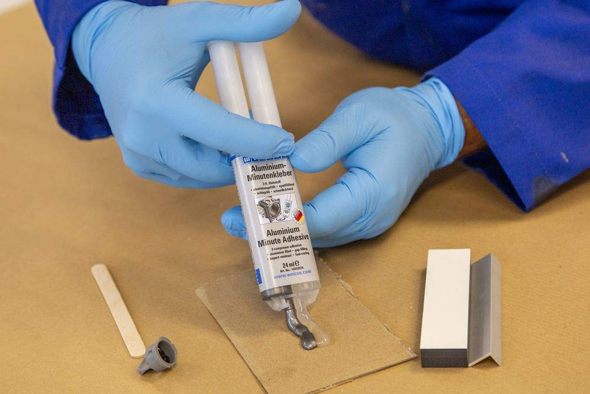 WEICON 10552024 Aluminium Minute Adhesive 24 Ml Fast-Curing 2-Component Epoxy image number 5