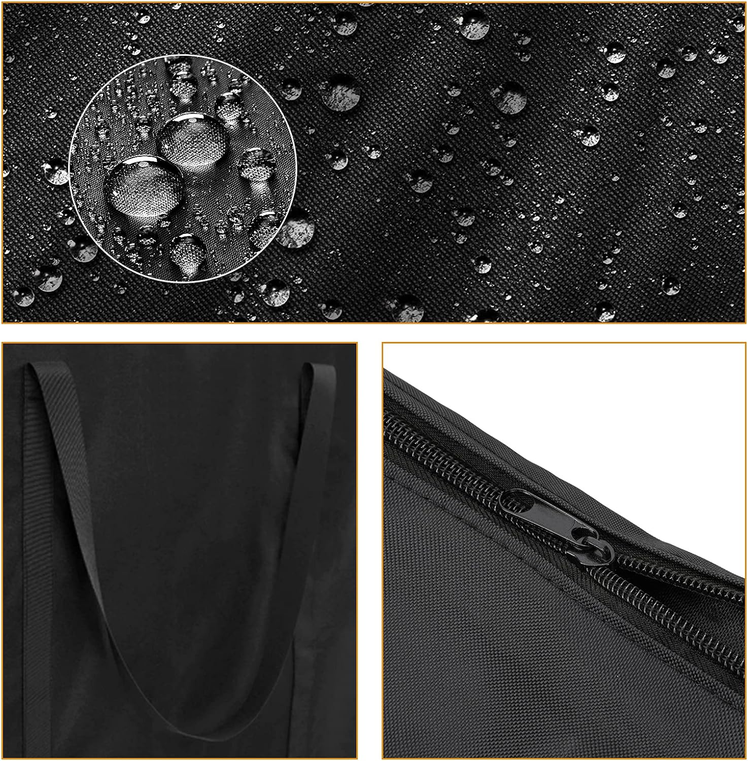 Heavy Duty XXL Garden Cushions, Waterproof Padded Cushion Bag - 600D Oxford, Transport & Storage - 130 X 40 X 55 Cm image number 6