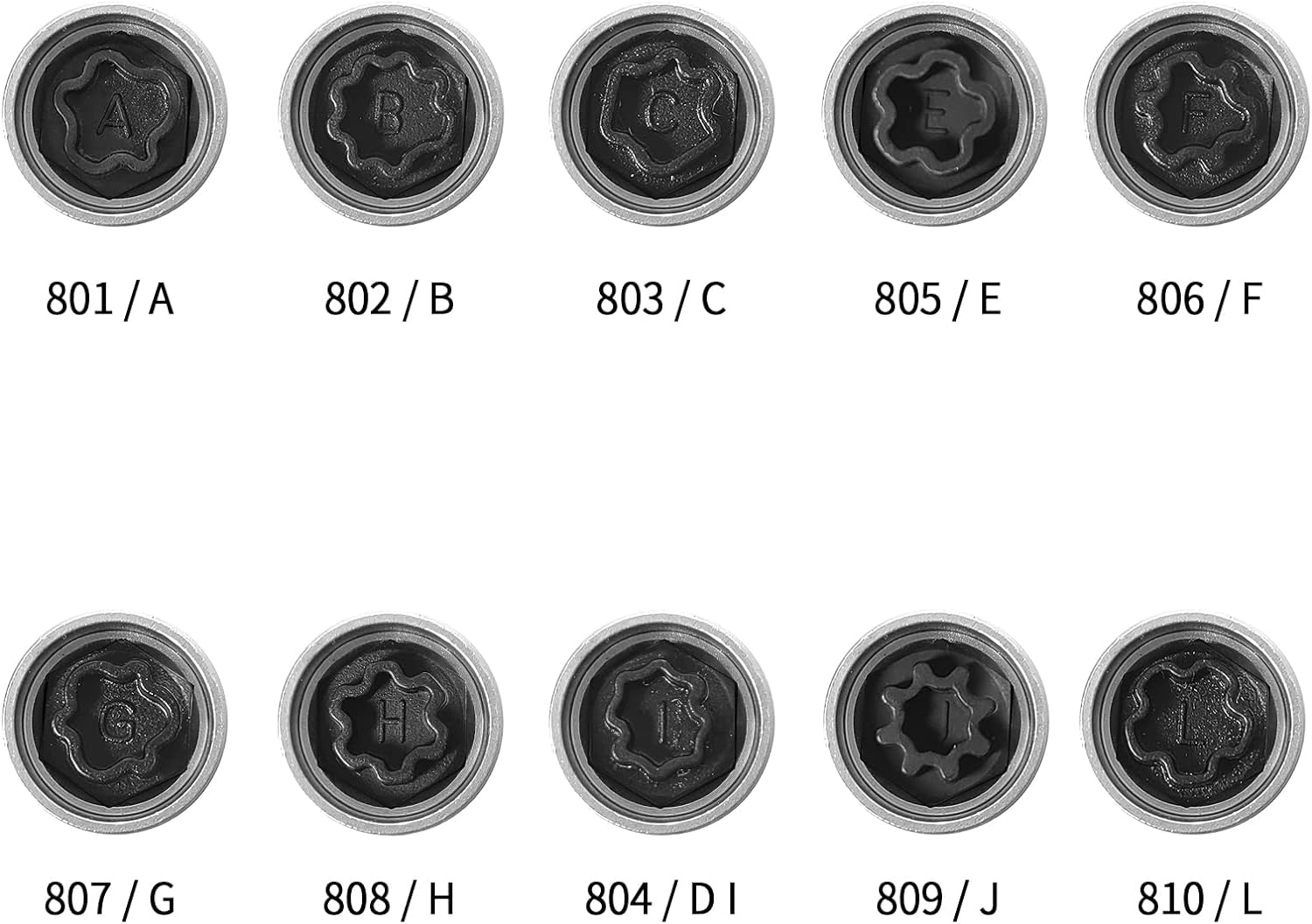 WENCHUAN Anti-Theft Screw Socket Wrench Tool Security Master Locking Wheel Nut Key 808 / H 17Mm Socket Replacement for A6 A3 A4 A5 TT image number 4