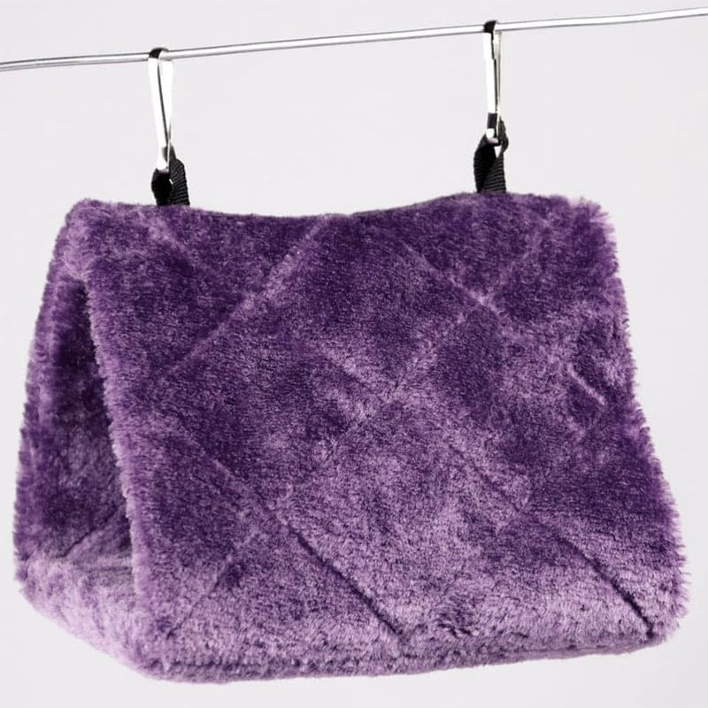 Pet Bird Parrot Parakeet Budgie Warm Hammock Cage Hut Tent Bed Hanging Cave AU - Dark Grey image number 6