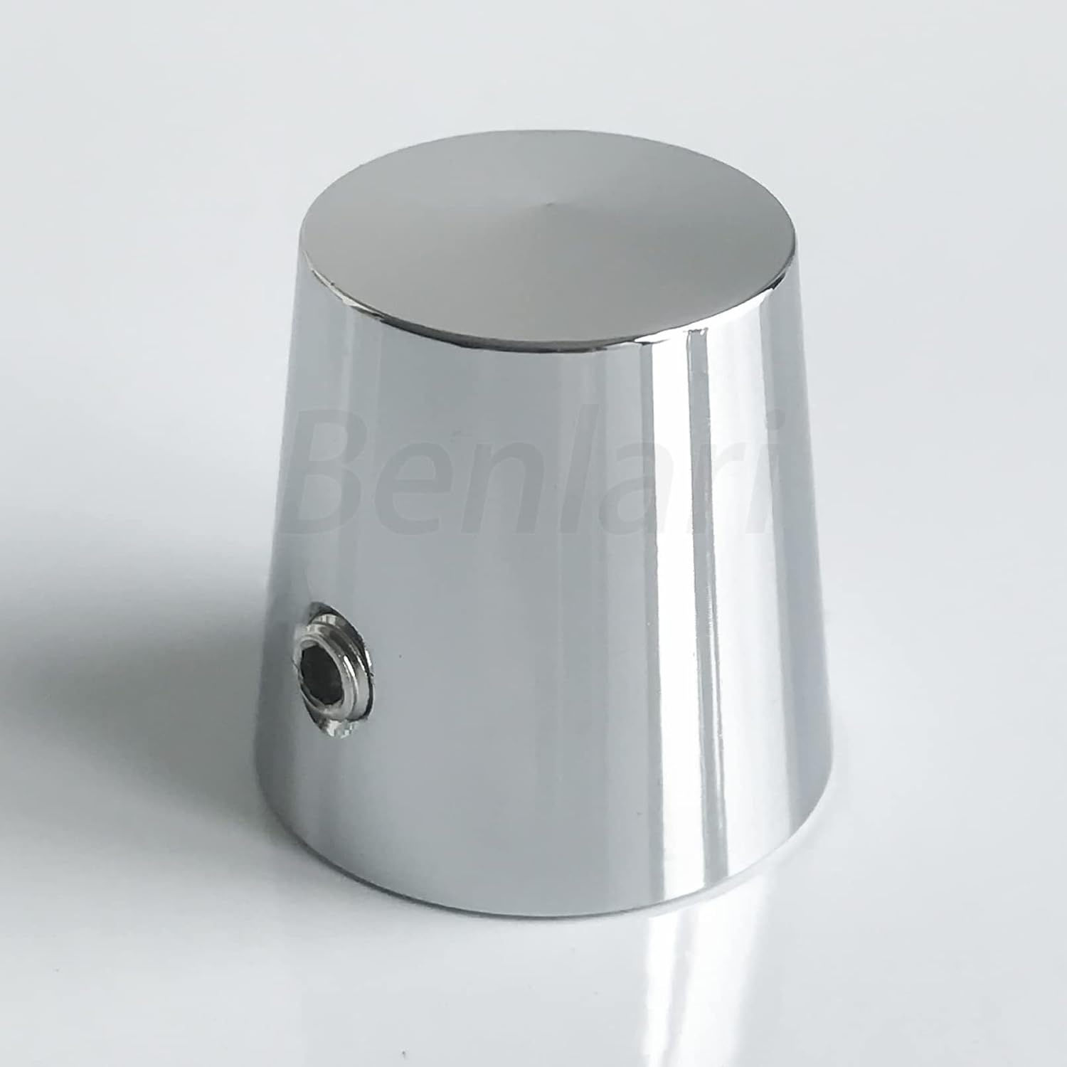 Benlari Heel Shift Eliminator Cap Compatible for Harley Davidson Touring Road King Street Electra Glide 1980-2021(Chrome)