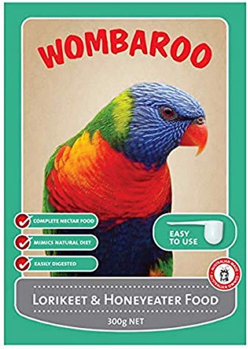 Wombaroo Lorikeet and Honeyeater Bird Food, 300 G image number 1