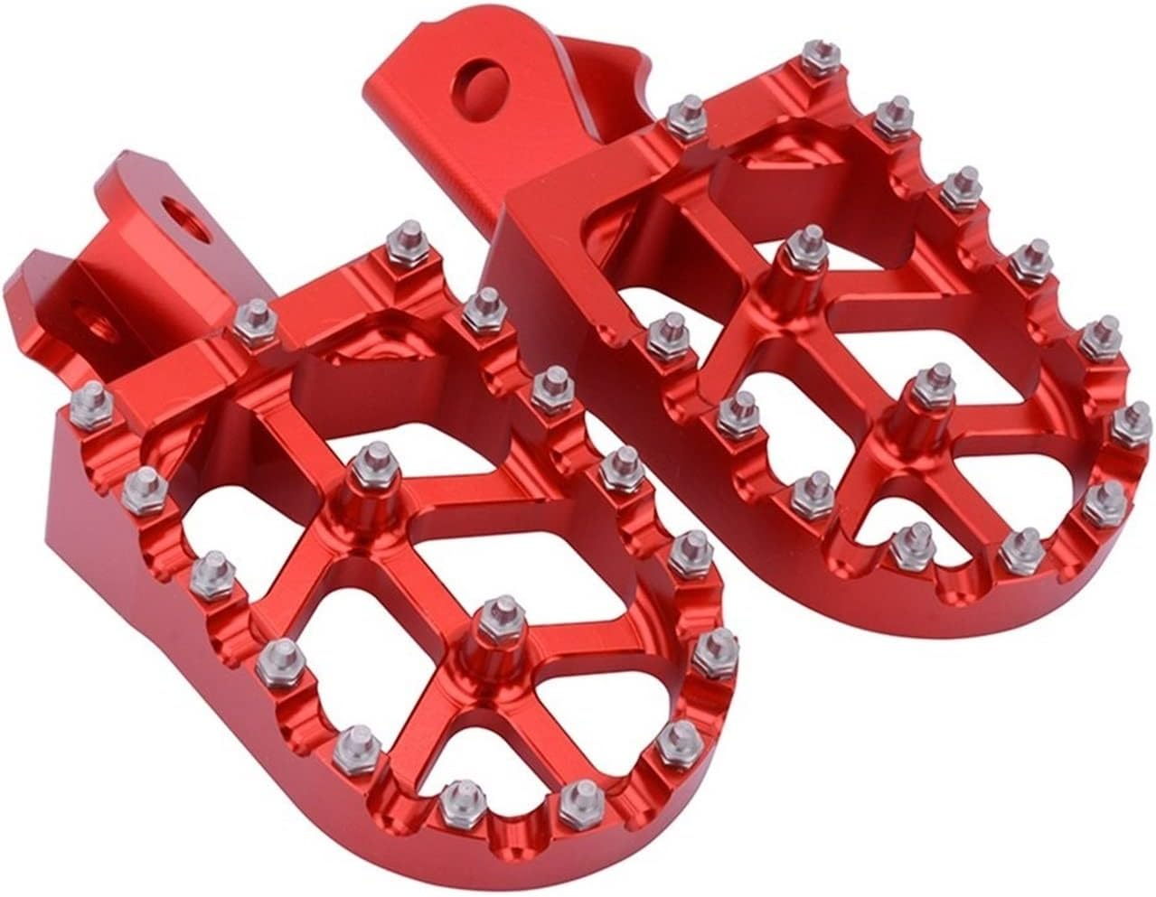Motorbike Aluminum Red Dirt Bike Foot Pegs Pedals Rests for CRF150 CRF 150 2003-2009 CRF230F CRF 230F 2012-2017 image number 1