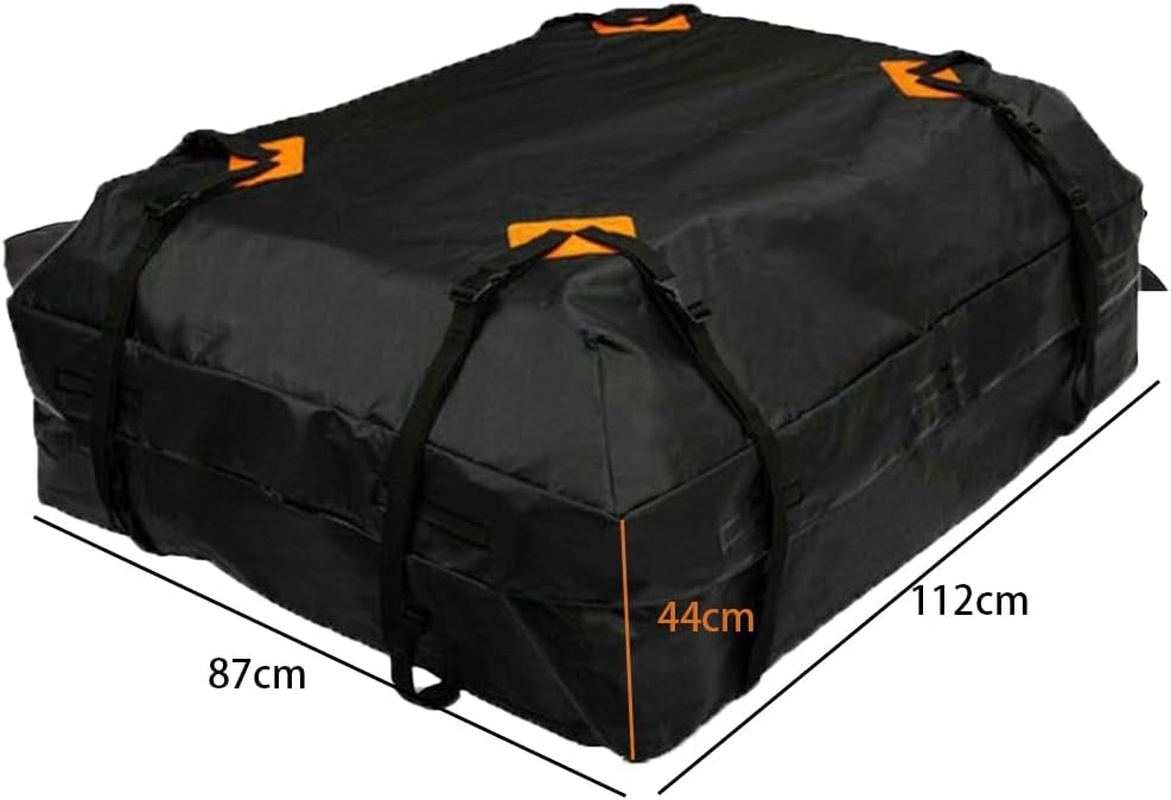Car Rooftop Cargo Carrier Bag, Roof Bag with Anti-Slip Mat, Outdoor Camping Car Roof Storage Bag, Car Roof Bag for All Vehicle With/Without Racks for Travel and Outdoor Adventures image number 6