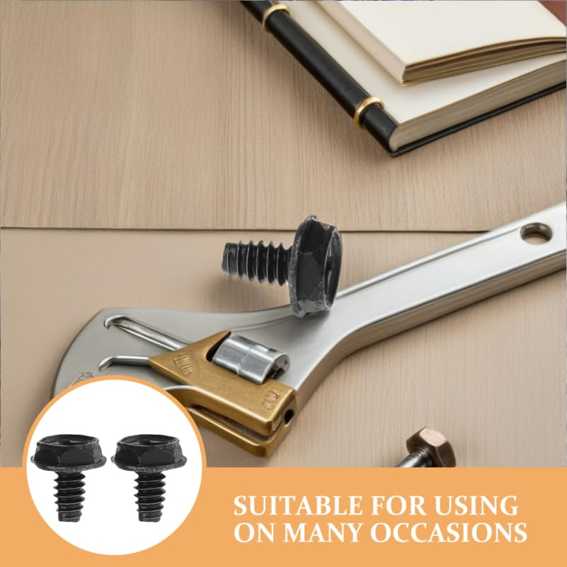 ARTIBETTER Pci Slot Screws for Computer Case Fastening 100 Pcs Metal PSU Replacement Screws with Textured Head for Easy Grip and Quick Installation image number 3