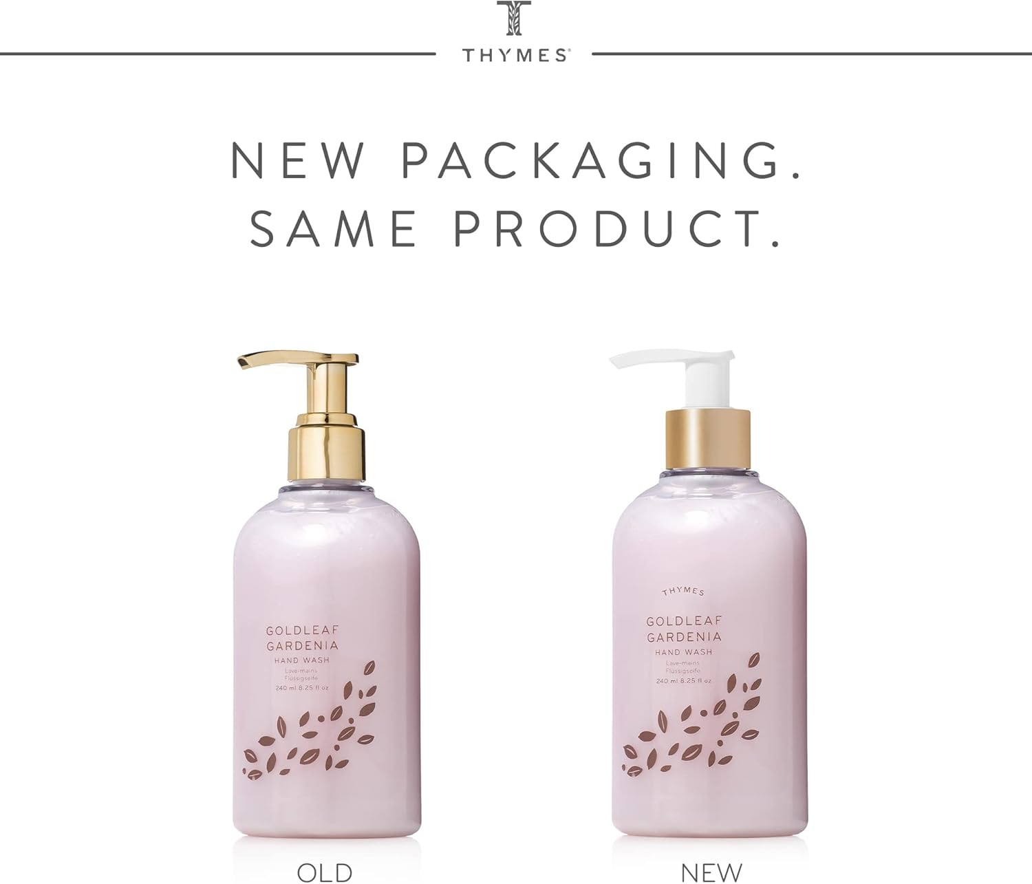 Thymes Goldleaf Gardenia Hand Wash 240Ml/8.25Oz image number 3