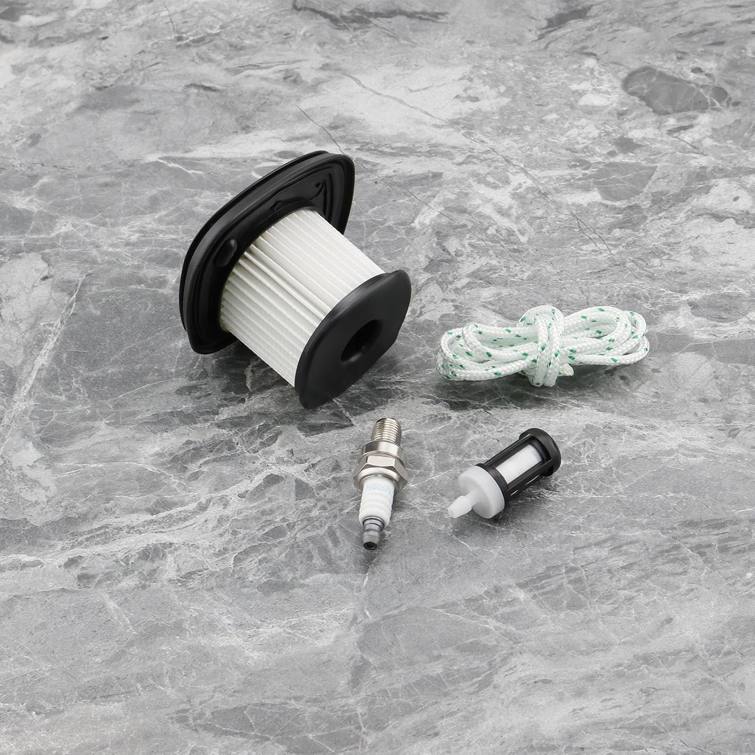 OTOTEC 4Pcs Service Kit Include Air Filter Fuel Filter Spark Plug Pull Cord Compatible with Stihl SH86 SH86C BG86CE BG86Z BG86CEZ Leaf Blower image number 2