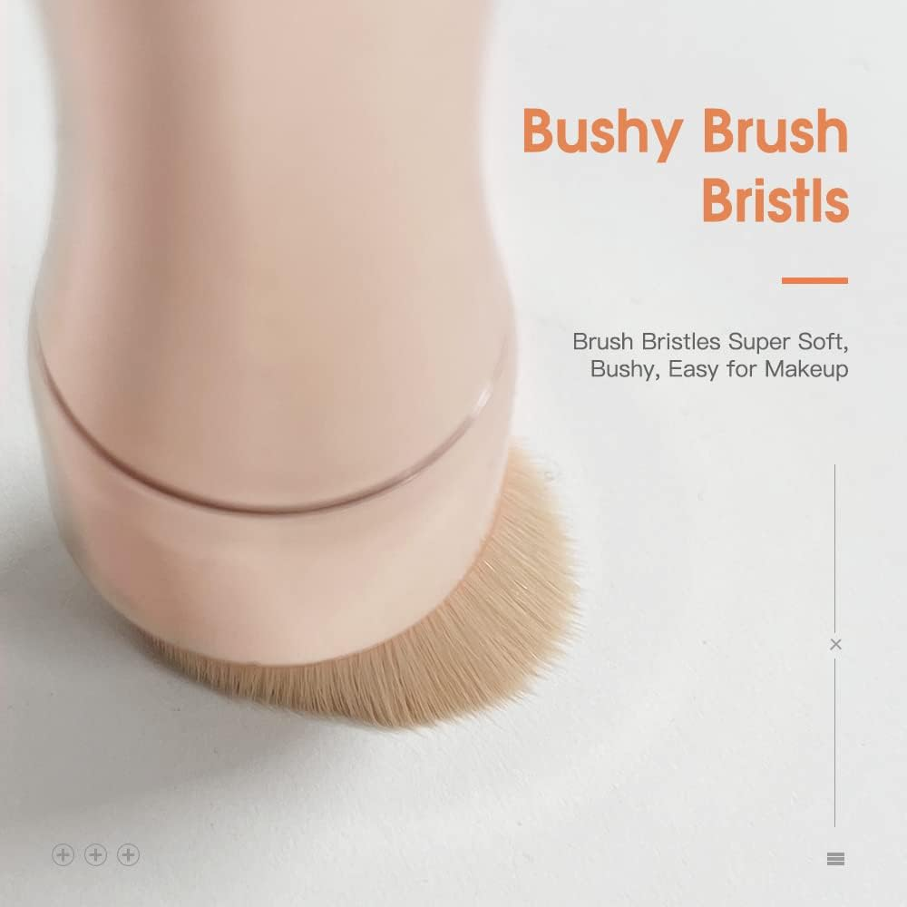 4 in 1 Makeup Brush Set, Eyeshadow Lip Face Concealing Blush Foundation Brush image number 1