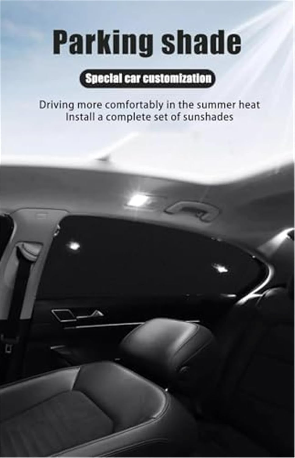 Pexorin Car Sun Shades, for VW, for Caddy, 2K, for Maxi 2003-2019 2010 2011 2012 2013 Car Full Sun Visor Protection Window Sun Visor Sunshade Cover Accessories Car Window Shades(All Sunshades) Car Ful