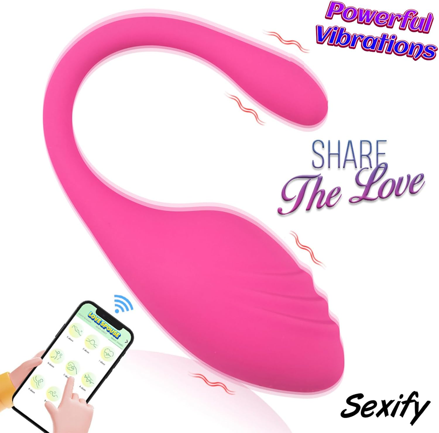 Wearable Panty Bullet Egg Plug Vibrator with App Control, Heart Butterfly Clitoral G Spot Dildo Vibrator, 9 Modes Vibrating Clitoral Stimulator Massager Adult Sex Toy for Women Couple Sex Toy (Pink) image number 4