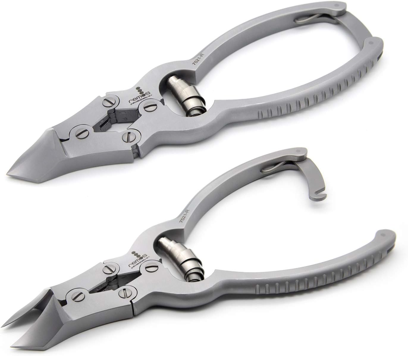 REMOS Professional Nail Clippers/Head Cutter with Two Tips, Stainless Steel, 16 Cm Length image number 2