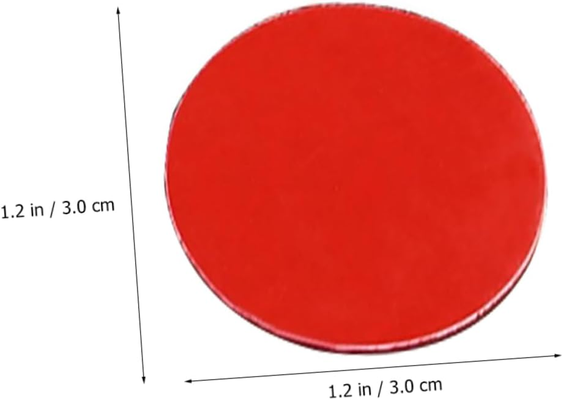 ULTECHNOVO 50Pcs round Double Sided Stickers for Car Perfume Seat Fixing Car Ornament Accessories Strong Mounting Tapes for Easy Application image number 4