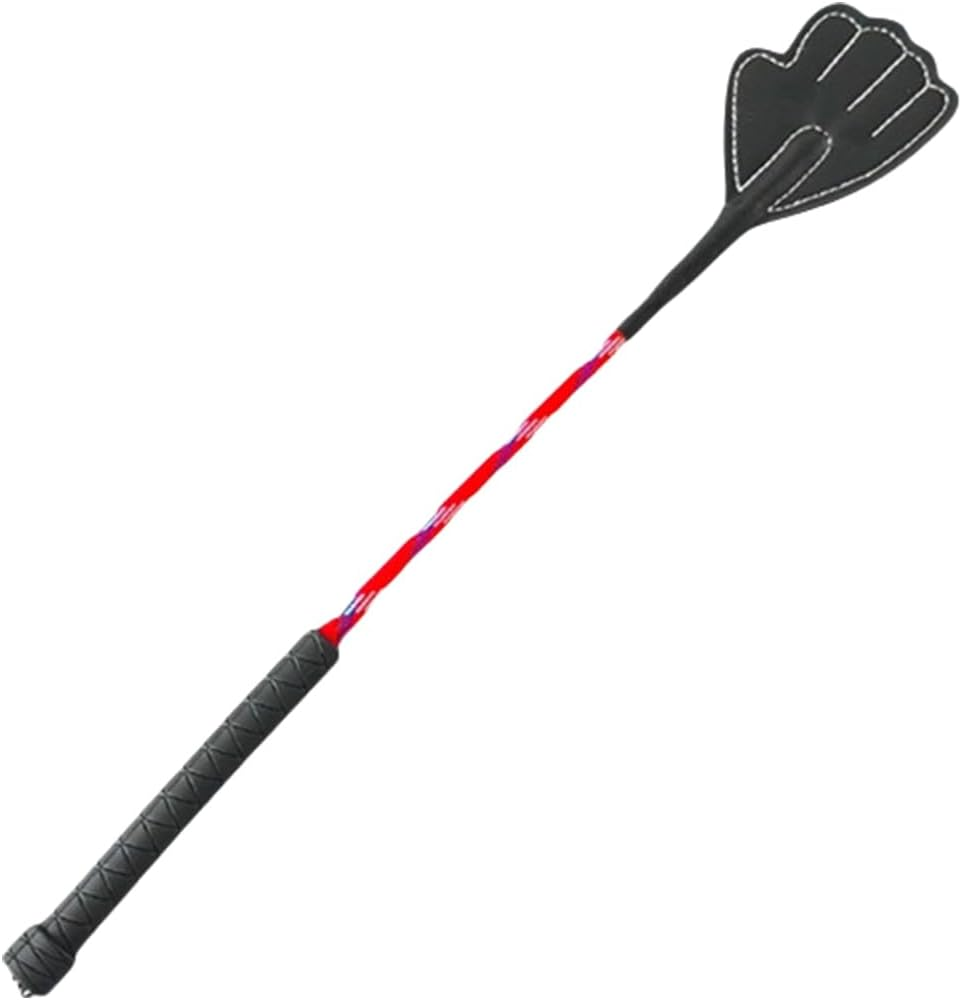 AIMALL Gentle Training Dog Stick, Durable Silicone Dog Training Wand, 16.92In Elastic Training Tool for Dogs, Comfortable Handle, Black and Red image number 1