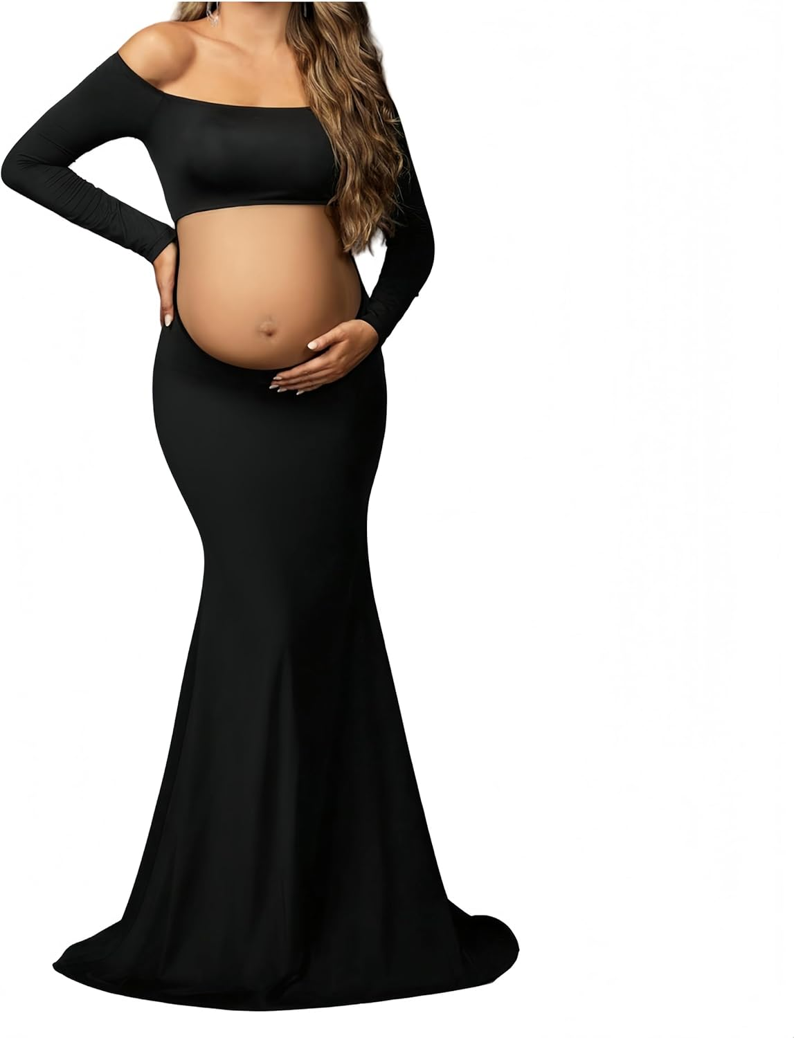 Maternity Traditional Bavarian Dress, Square Neck, Knee Length, Cotton Blend, Autumn Festival Wear Halloween