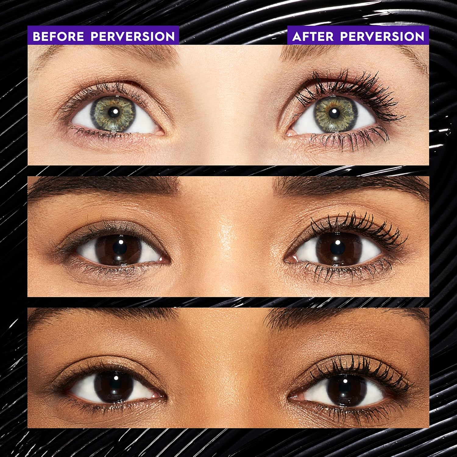 Urban Decay Perversion Volumizing Mascara - Intense Black - Creamy, Clump-Free, Flake-Free Formula - Volumizing Brush Separates & Defines - Proteins & Amino Acids to Stimulate Lash Growth image number 4