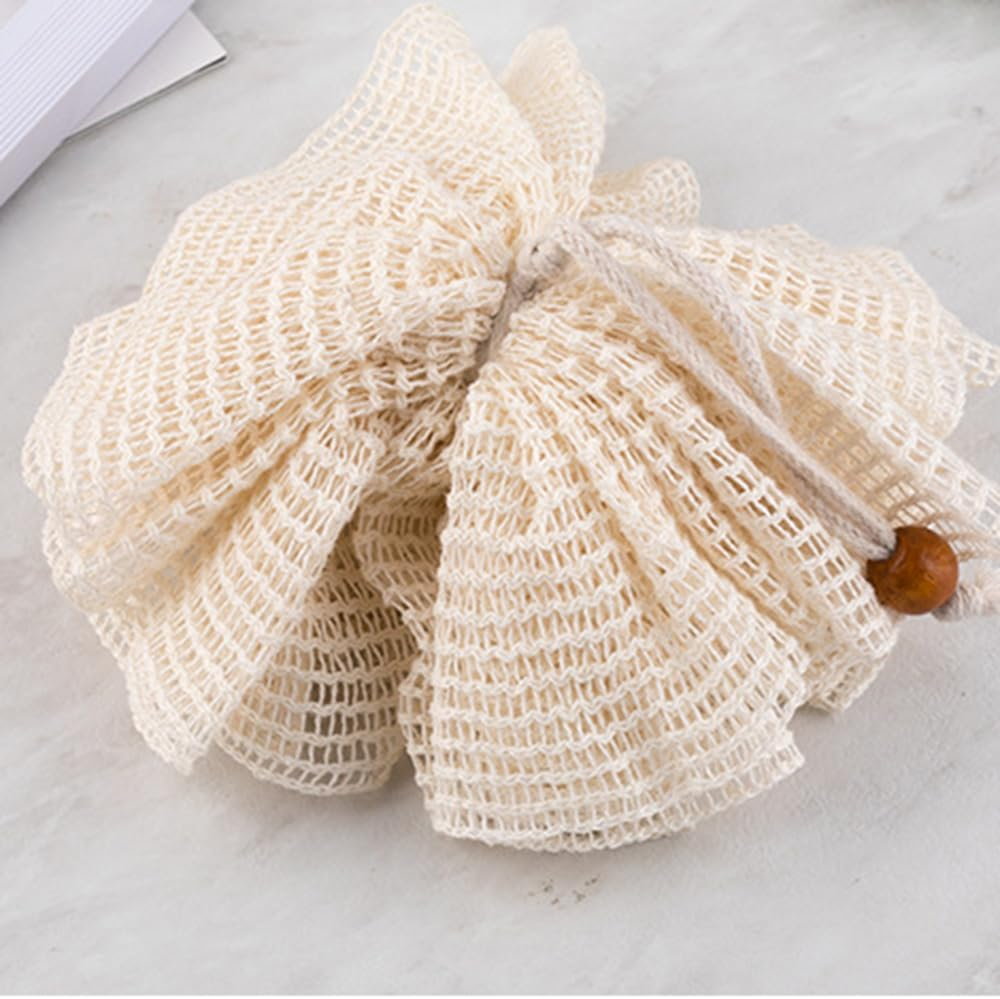 Hikin Ramie Rubbing Bath Bombs Bath Cloth Body Exfoliating Washcloths, Skin Deep Cleansing Bath Body Scrub Foaming Cloth for Shower. image number 2