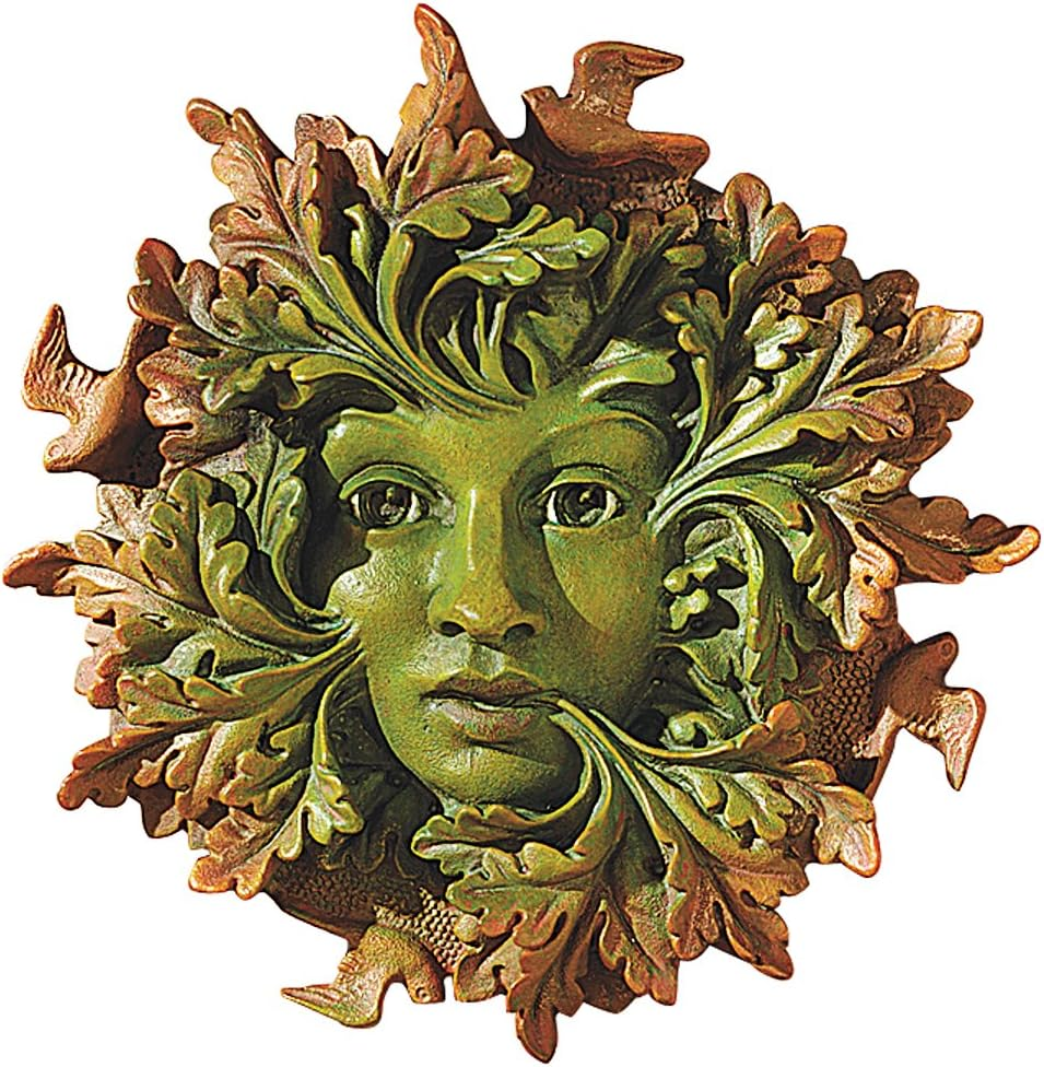 The Somerset Greenwoman Sculpture in Faux Verdigris and Bronze [Kitchen]