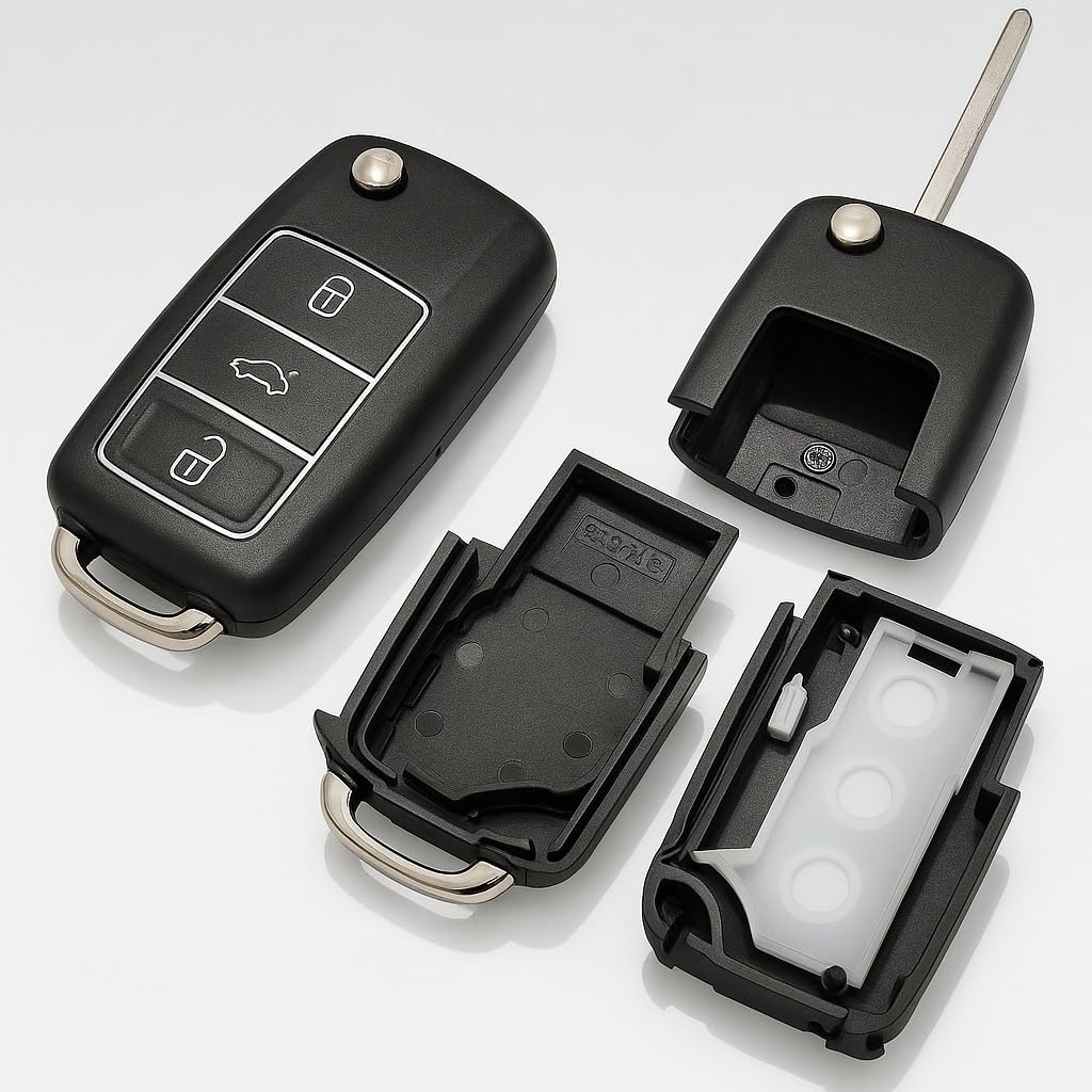 Damaill 2-Pack Fake Car Key Safe, Realistic Diversion Safe with Hidden Waterproof Storage for Cash image number 1