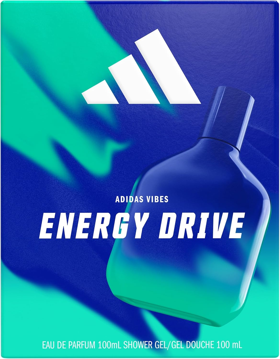 Adidas Vibes Giftset Including Energy Drive Eau De Parfum (100Ml) and Shower Gel (100Ml) image number 3
