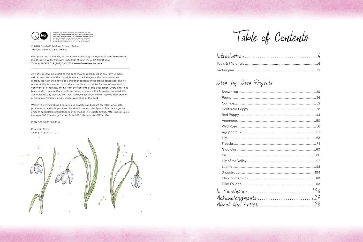 Inking Florals (Illustration Studio): a Step-By-Step Guide to Creating Dynamic Modern Florals in Ink and Watercolor image number 4