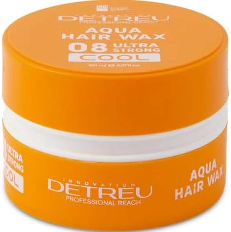 Detreu Styling Hair Wax Strong Hold and Long-Lasting Natural Shine 150 Ml (Cool - Orange)