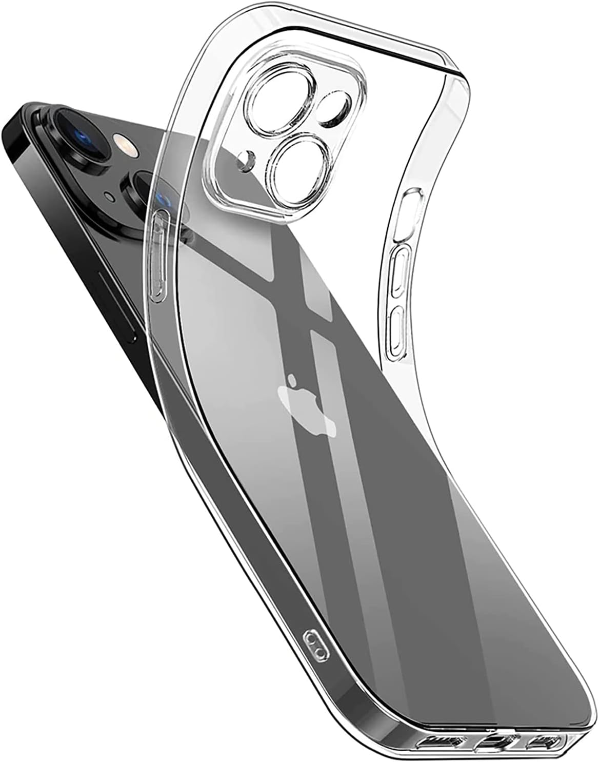 Slim Transparent Clear Bumper Back Gel Phone Case Cover for Apple Iphone 14 image number 1