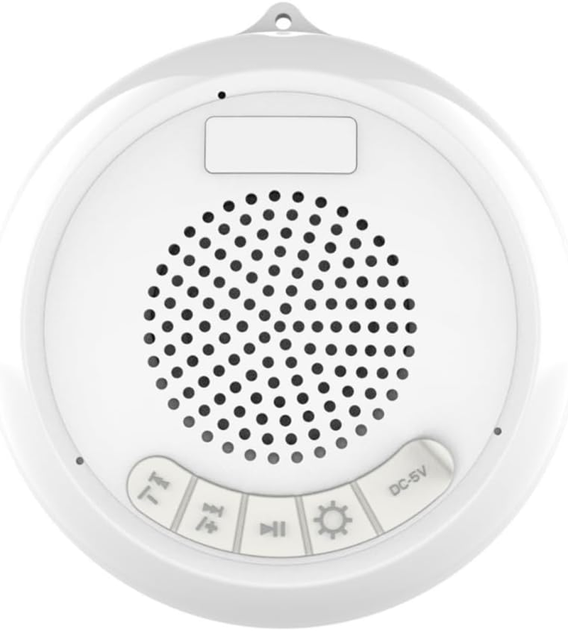 Spire 5W Mini Floating LED Bluetooth Waterproof Pool Speaker, White image number 2
