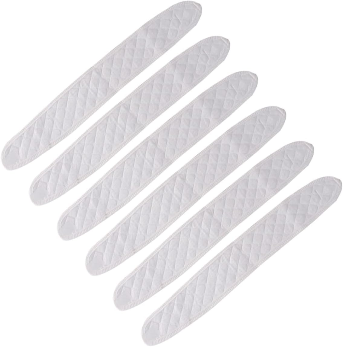 MERRYHAPY 6Pcs Newborn Belly Bands Baby Navel Bands Pure Cotton White Soft Belly Button Belt for Infant Umbilical Care and Protection image number 4
