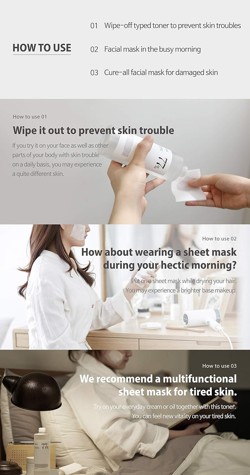 Anua Heartleaf 77% Soothing Toner I Ph 5.5 Skin Trouble Care, Calming Skin, Refreshing, Purifying (40Ml / 1.35 Fl.Oz.) &hellip; image number 2