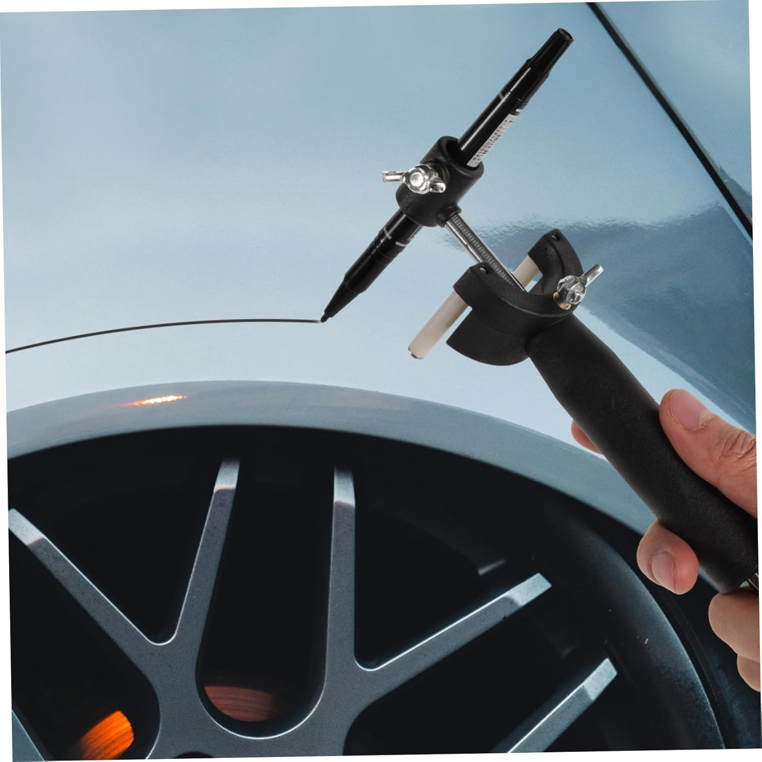 GALPADA Wheel Eyebrow Scriber Tool for Car Auto Body Repair Wheel Arch Parallel Scriber Arch Line Marker for Scribing and Marking in Automotive Workshops image number 3