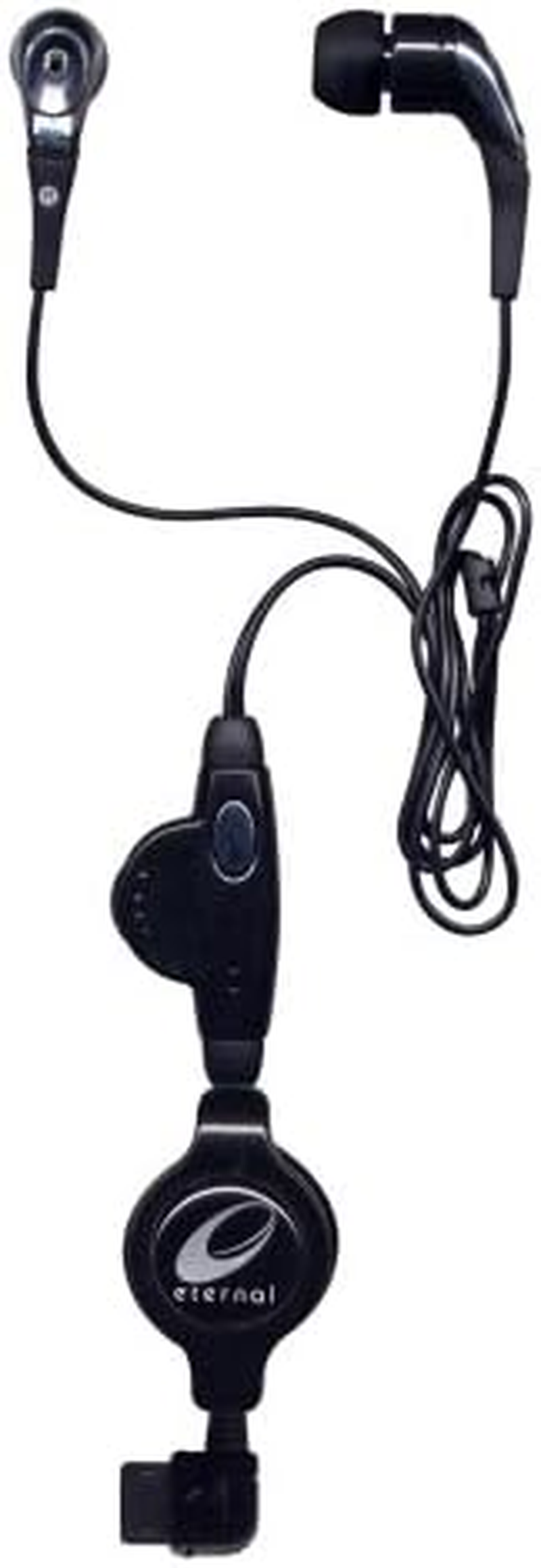 ET-SK109 Flat Stereo Earphone Microphone Black