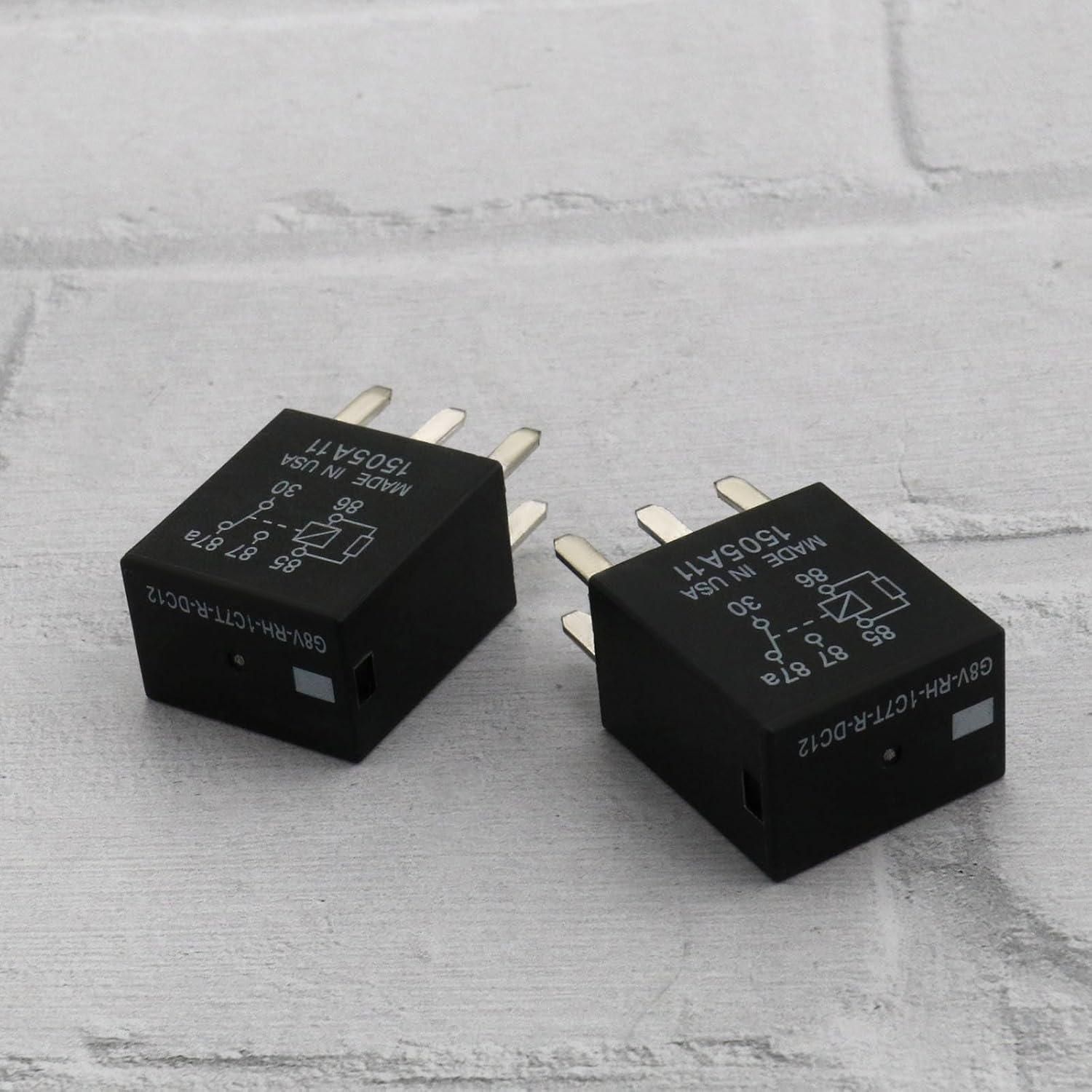 YINETTECH 2PCS 5 Pin Automotive Relay Replacement G8V-RH-1C7T-R-DC12V SPDT Car Relay Switch Auto Relay Contactor for Automobiles Ships Motorboats image number 6