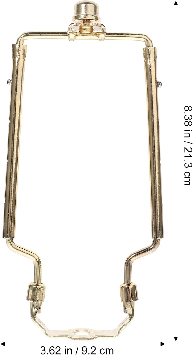 DOITOOL Adjustable Lamp Shade Harp Holder Nickel-Plated Metal Bracket Lighting for Table and Floor Lamps Fits 9-12 Inch Shades Suitable for Home Cafe Restaurant Use image number 5