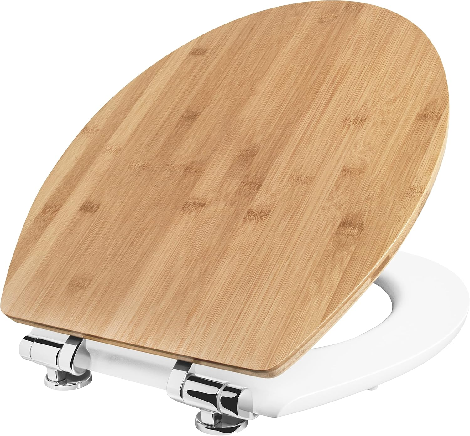 Cornat KSLIGESC Ligna Oak Toilet Seat with Soft-Close Mechanism