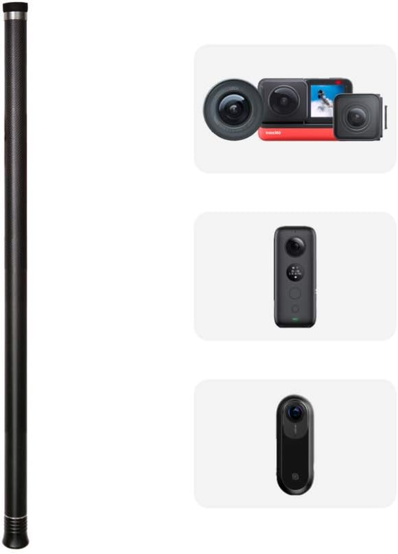 Insta360 Series Extended Edition Selfie Stick (3M), Black, (Insta360One-3Mstick) image number 5